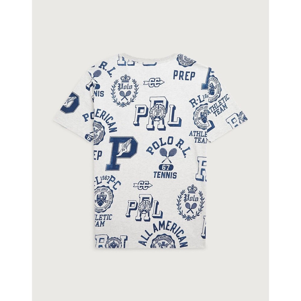 NWT POLO RALPH LAUREN Big Boys SHIRT S M L XL Novelty Print LETTERMAN Tee